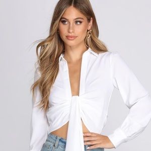 Windsor Out of Office Tie Blouse